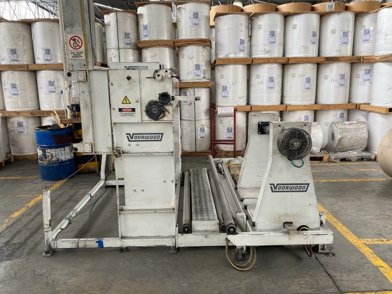 Used 2011 Voorwood 1650mm Duplex Slitter Rewinder | Margot Machinery