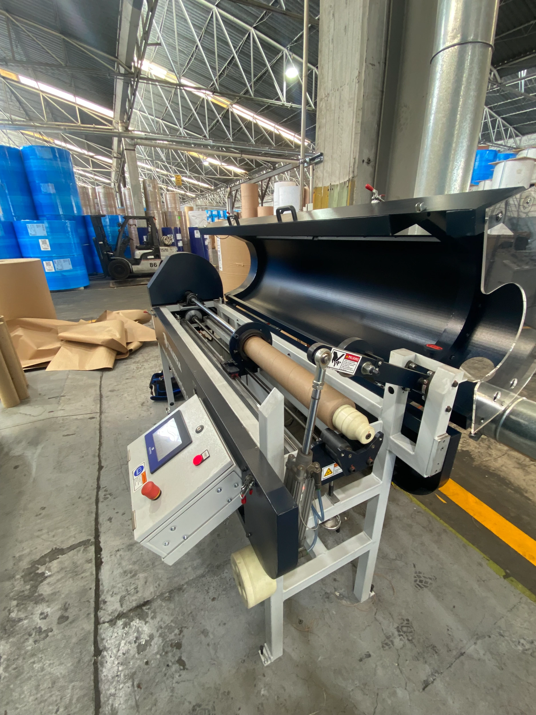Used 63in Dimatra Semi-automatic Core Cutter