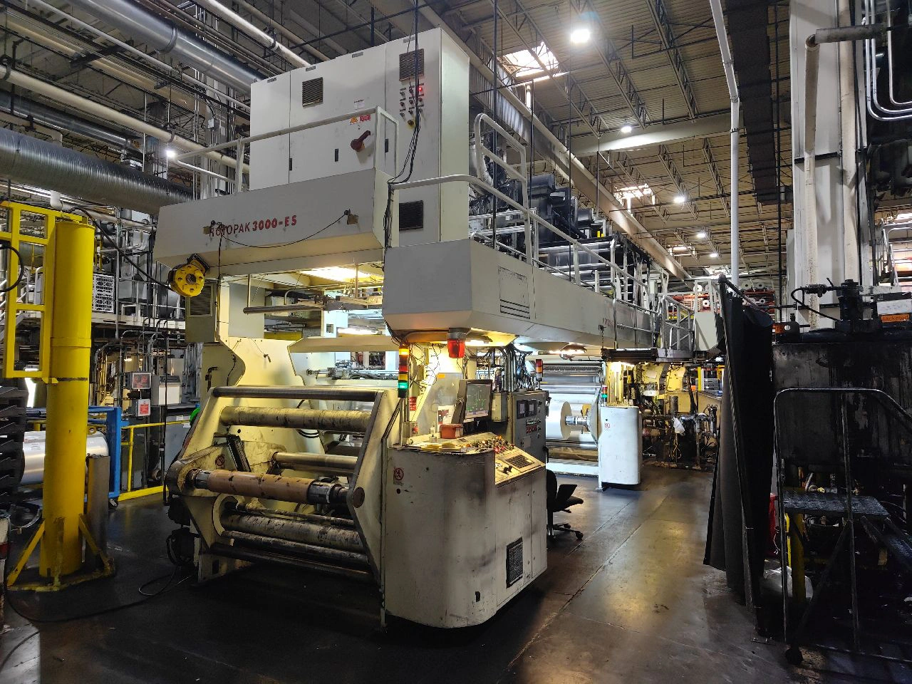 Rotomec Rotopak 3000-3ES/1200/300/C solvent and water-based coating line