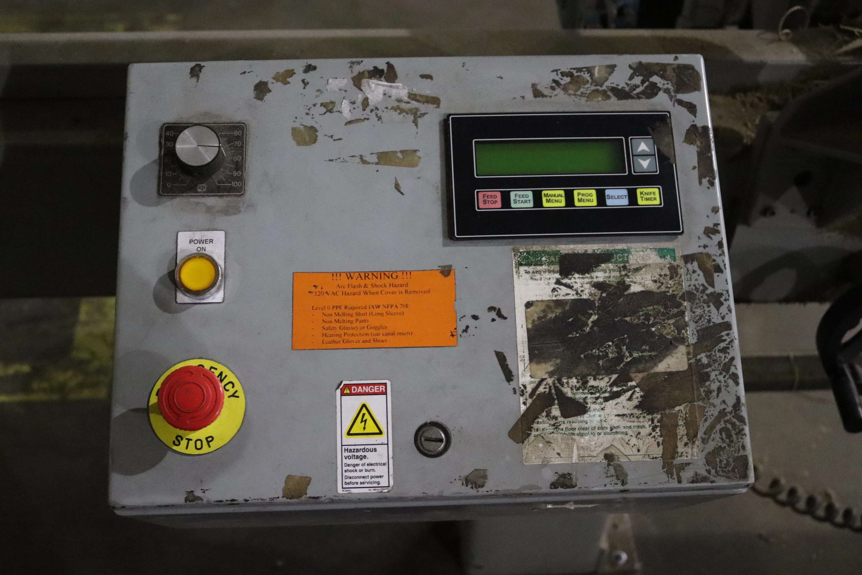 Used 120" Appleton Model A301 Automatic Core Cutter | Margot Machinery