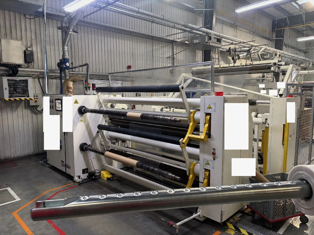 2012 JURMET Master 1800 mm Duplex Center Slitter Rewinder | Margot Machinery
