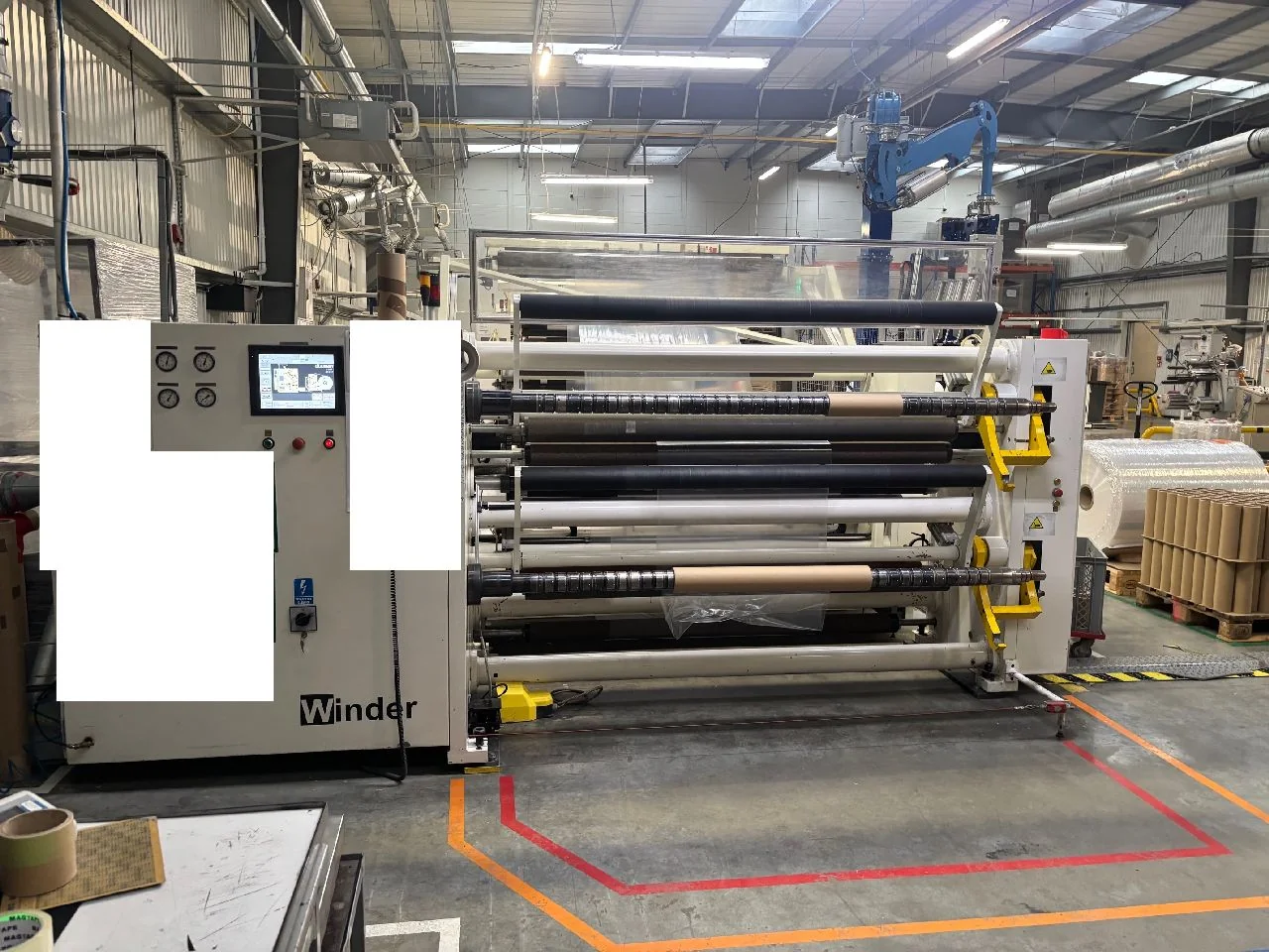 2012 JURMET Master 1800 mm Duplex Center Slitter Rewinder | Margot Machinery