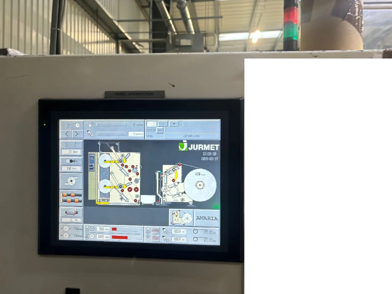 2012 JURMET Master 1800 mm Duplex Center Slitter Rewinder | Margot Machinery