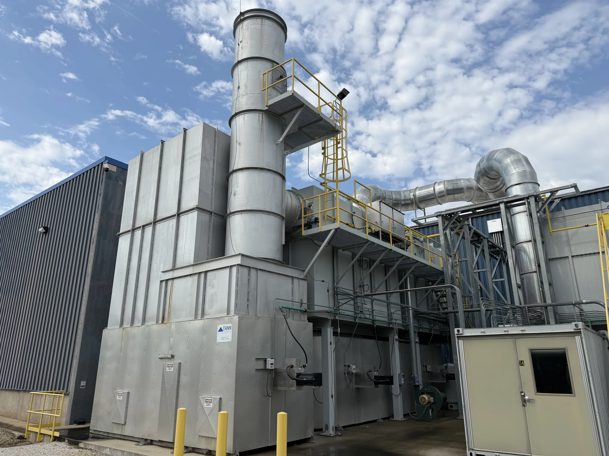 TANN TR11094C 110,000 SCFM Tandem Regenerative Thermal Oxidizer System | Margot Machinery