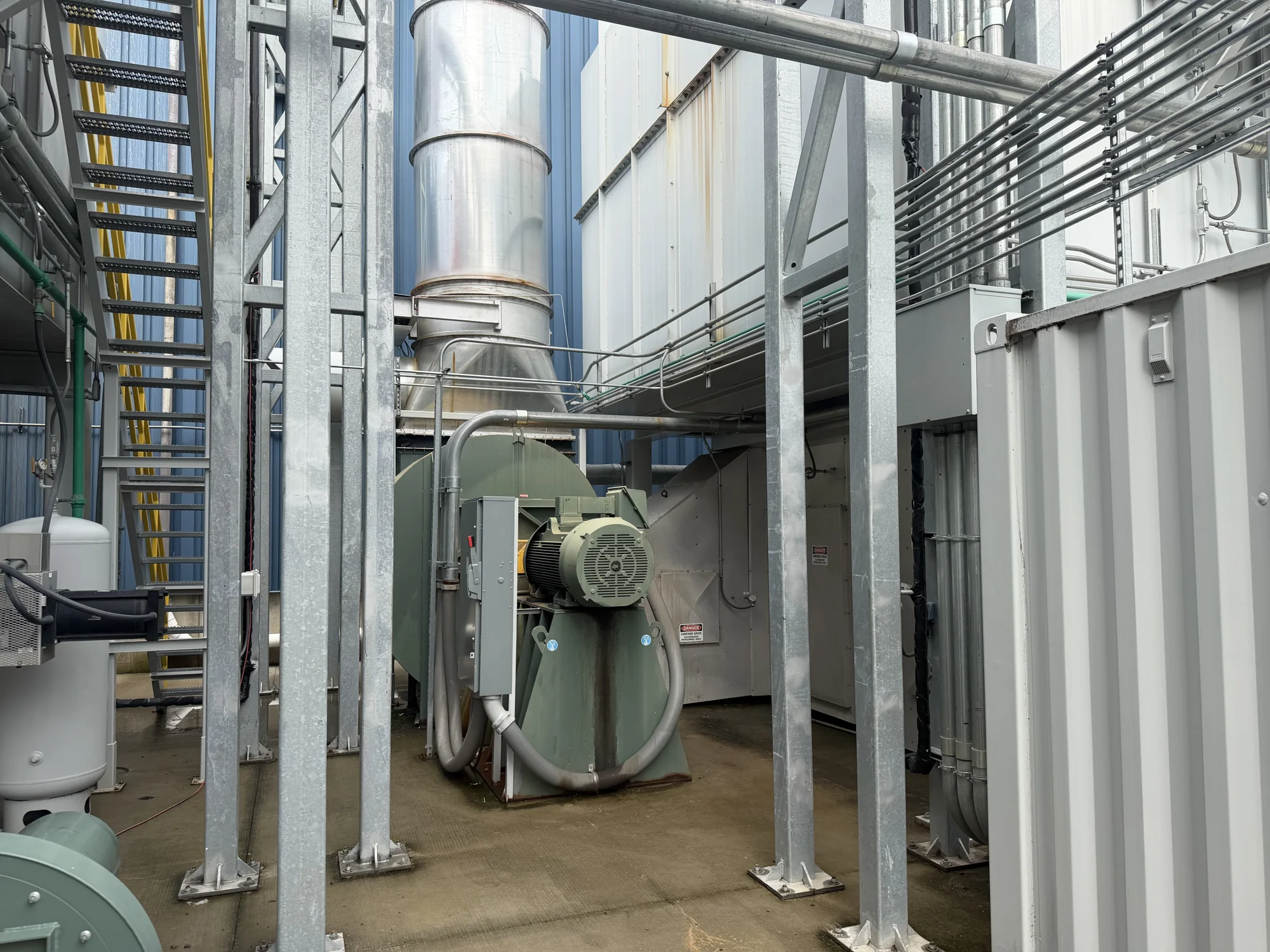 TANN TR11094C 110,000 SCFM Tandem Regenerative Thermal Oxidizer System | Margot Machinery