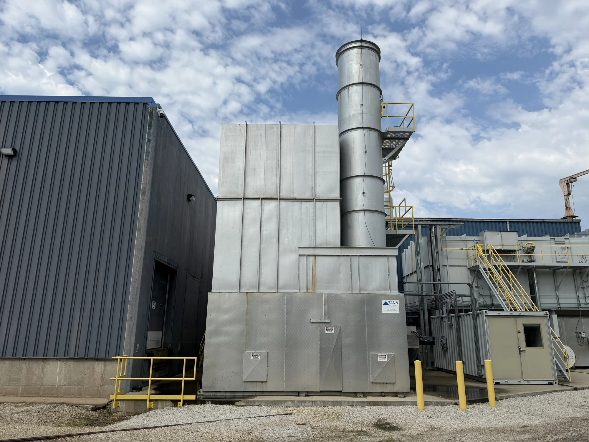 TANN TR11094C 110,000 SCFM Tandem Regenerative Thermal Oxidizer System | Margot Machinery