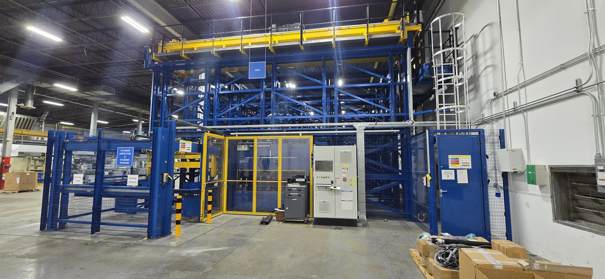 Horstmann 4,216 Position Automated Gravure Cylinder Storage and Retrieval System (ASRS) | Margot Machinery