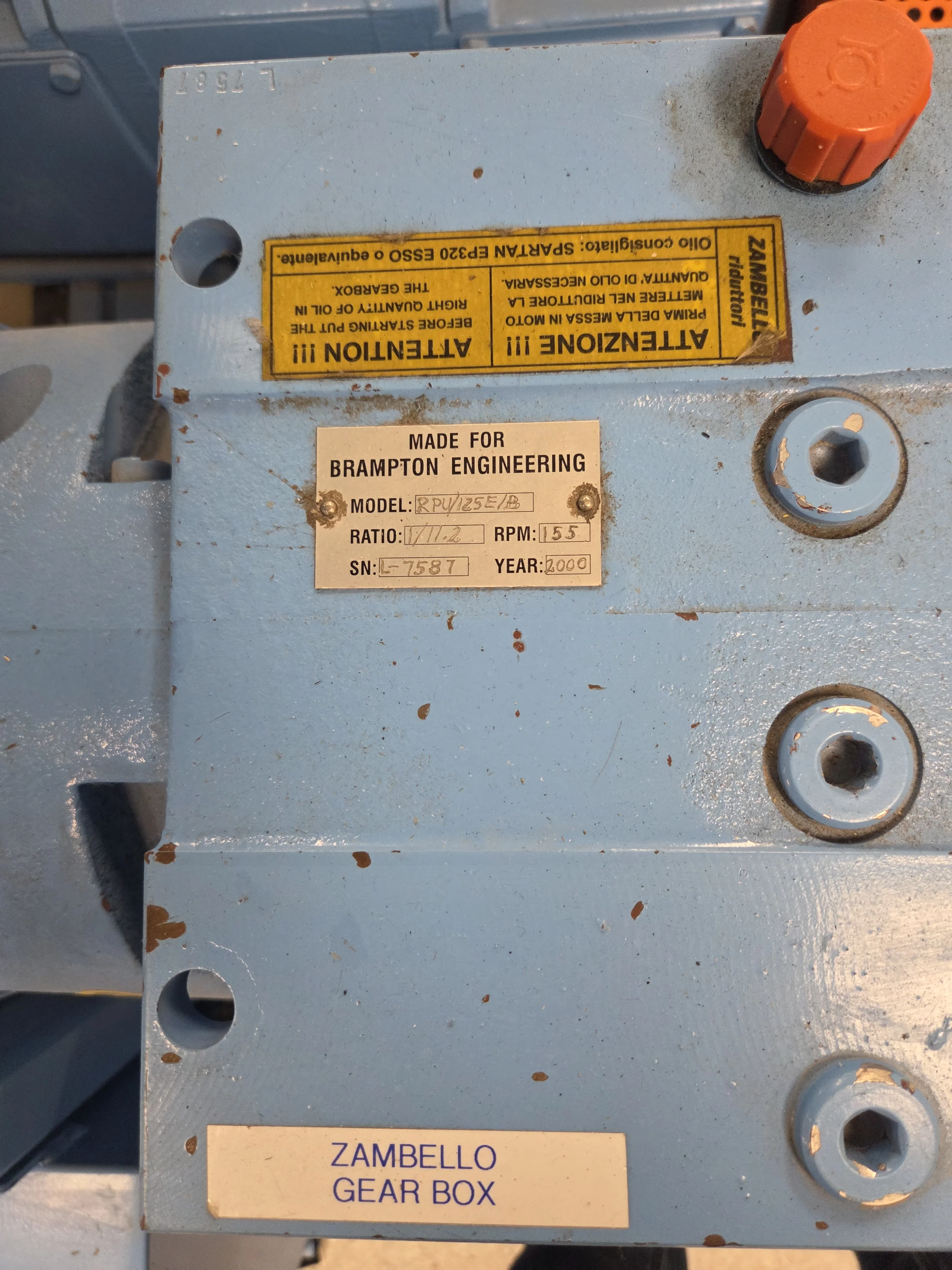2000 Brampton Engineering 150-24-ACE 1.5 in Single Layer Blown Film Line | Margot Machinery
