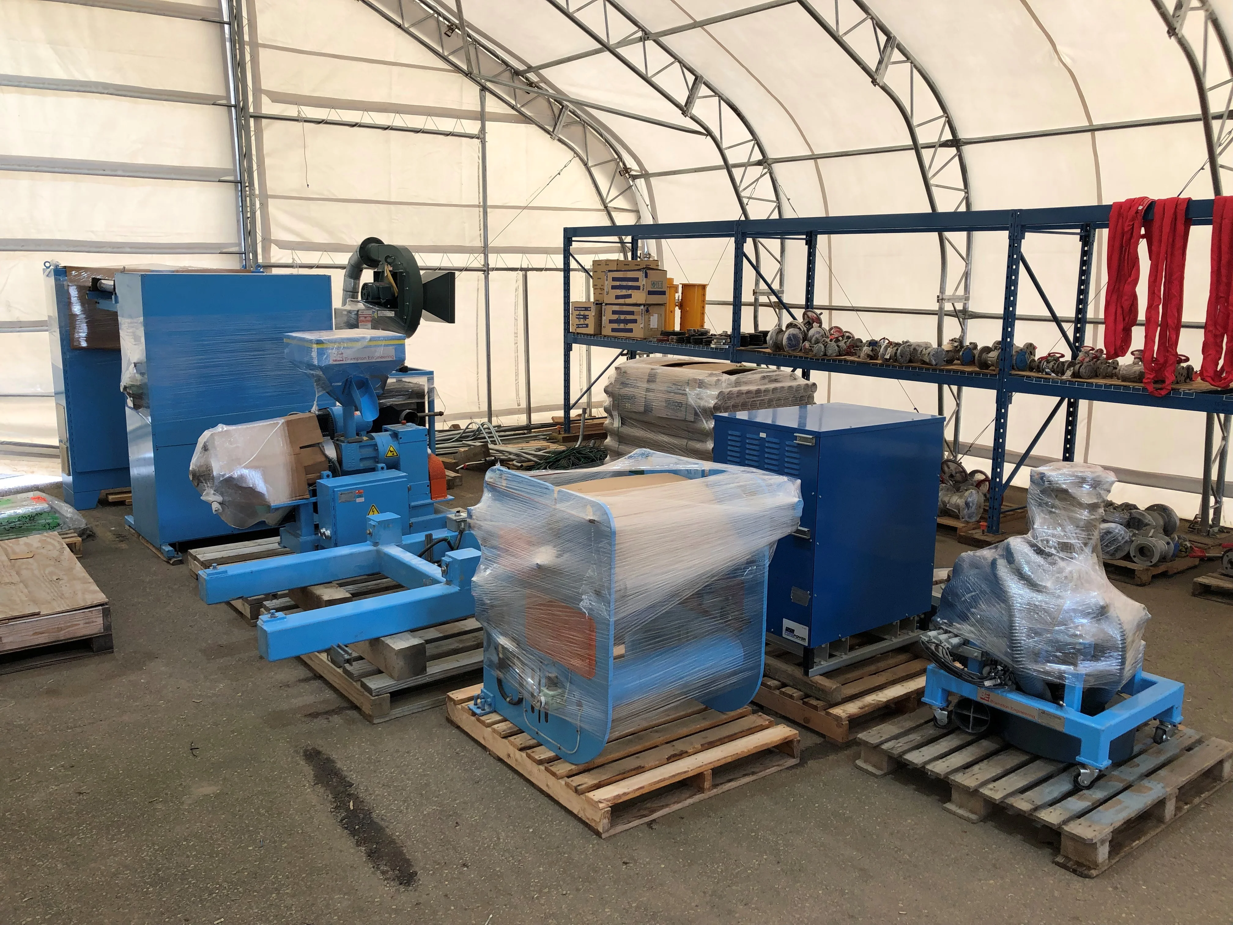 2000 Brampton Engineering 150-24-ACE 1.5 in Single Layer Blown Film Line | Margot Machinery
