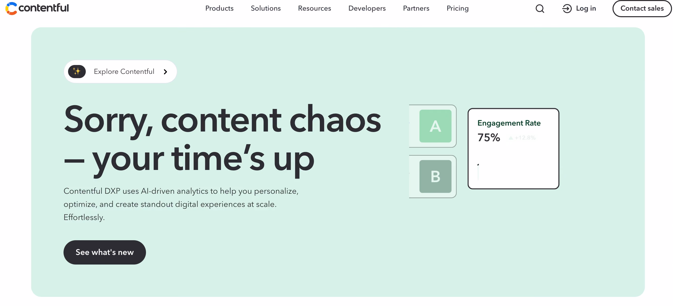 Headless CMS platform: Contentful