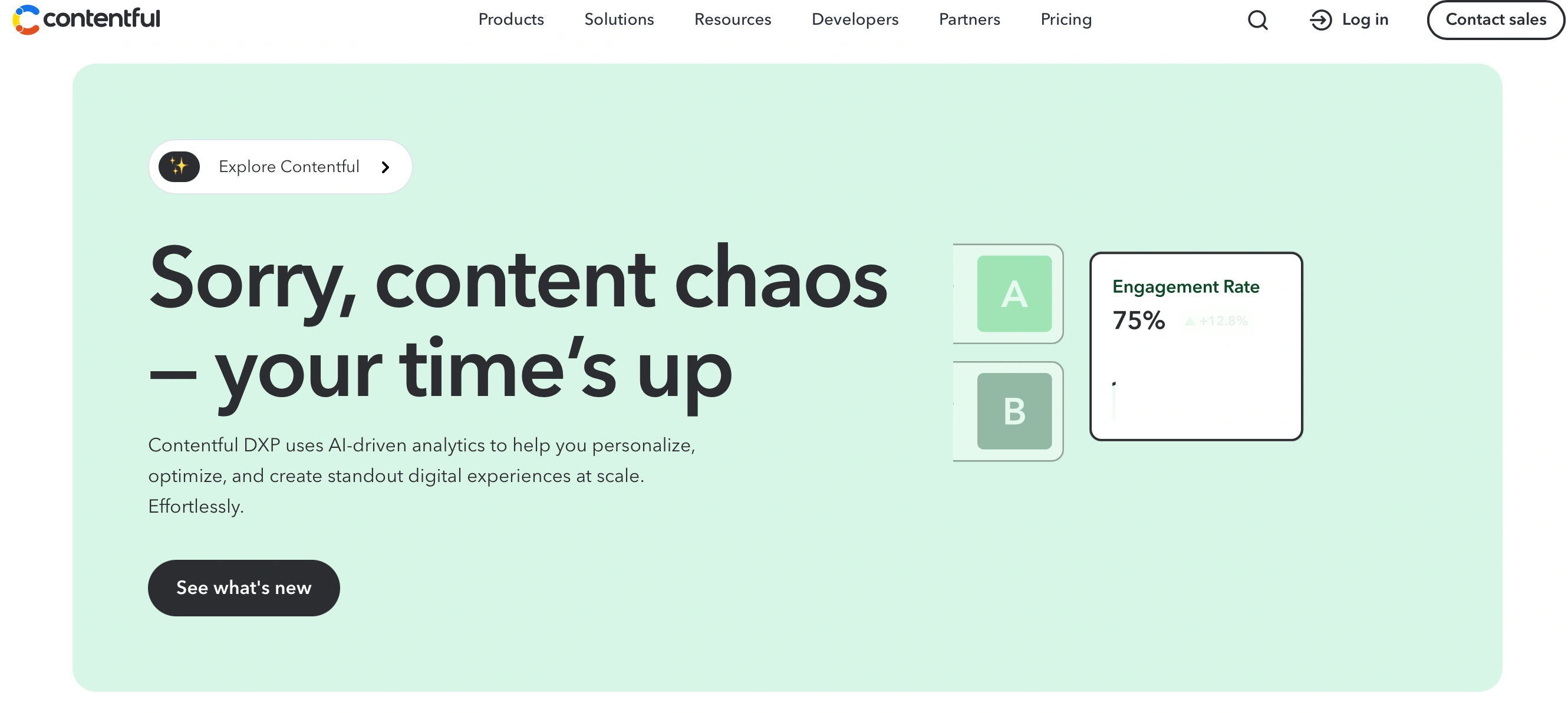 Headless CMS platform: Contentful