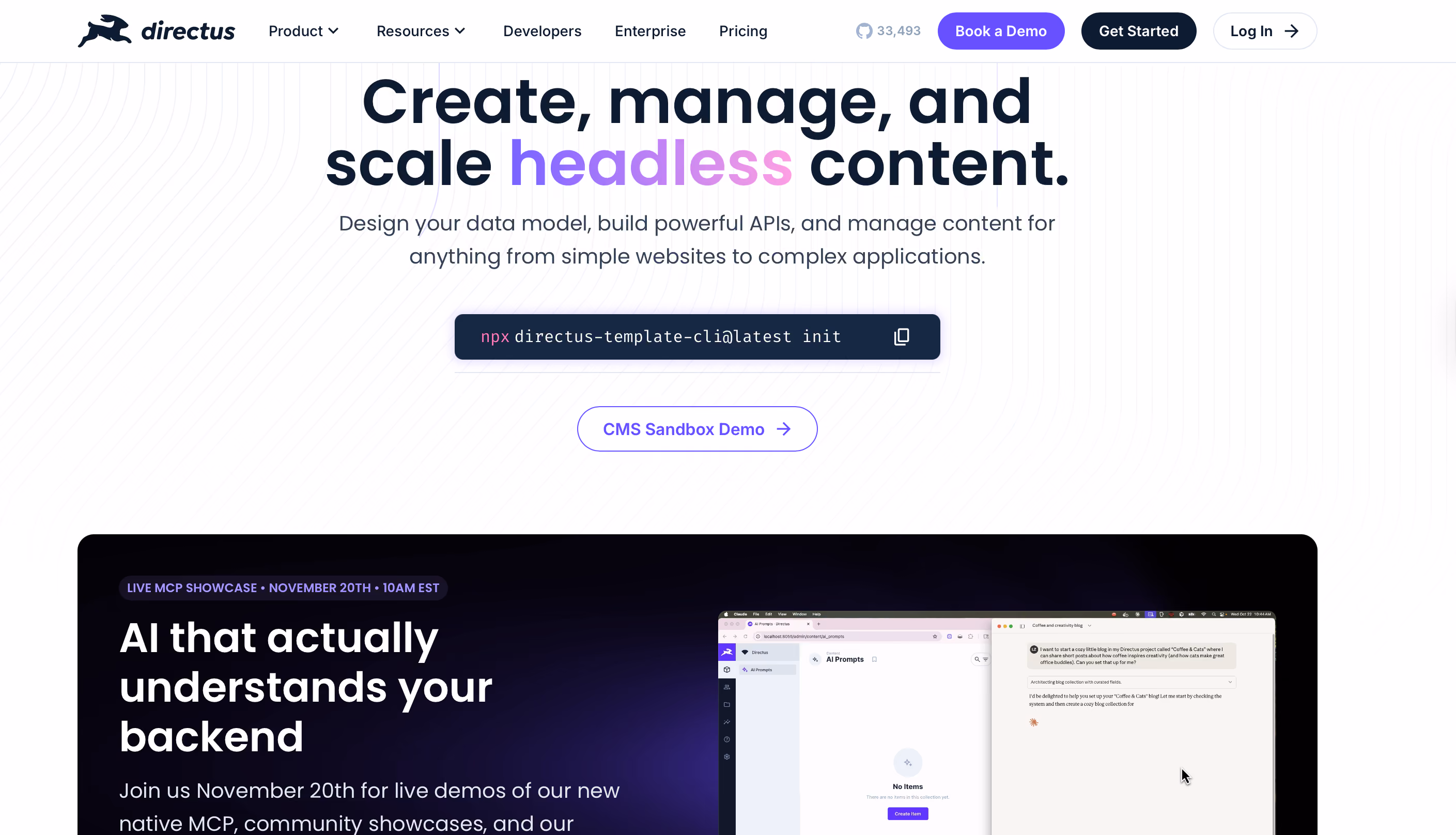 Headless CMS: Directus