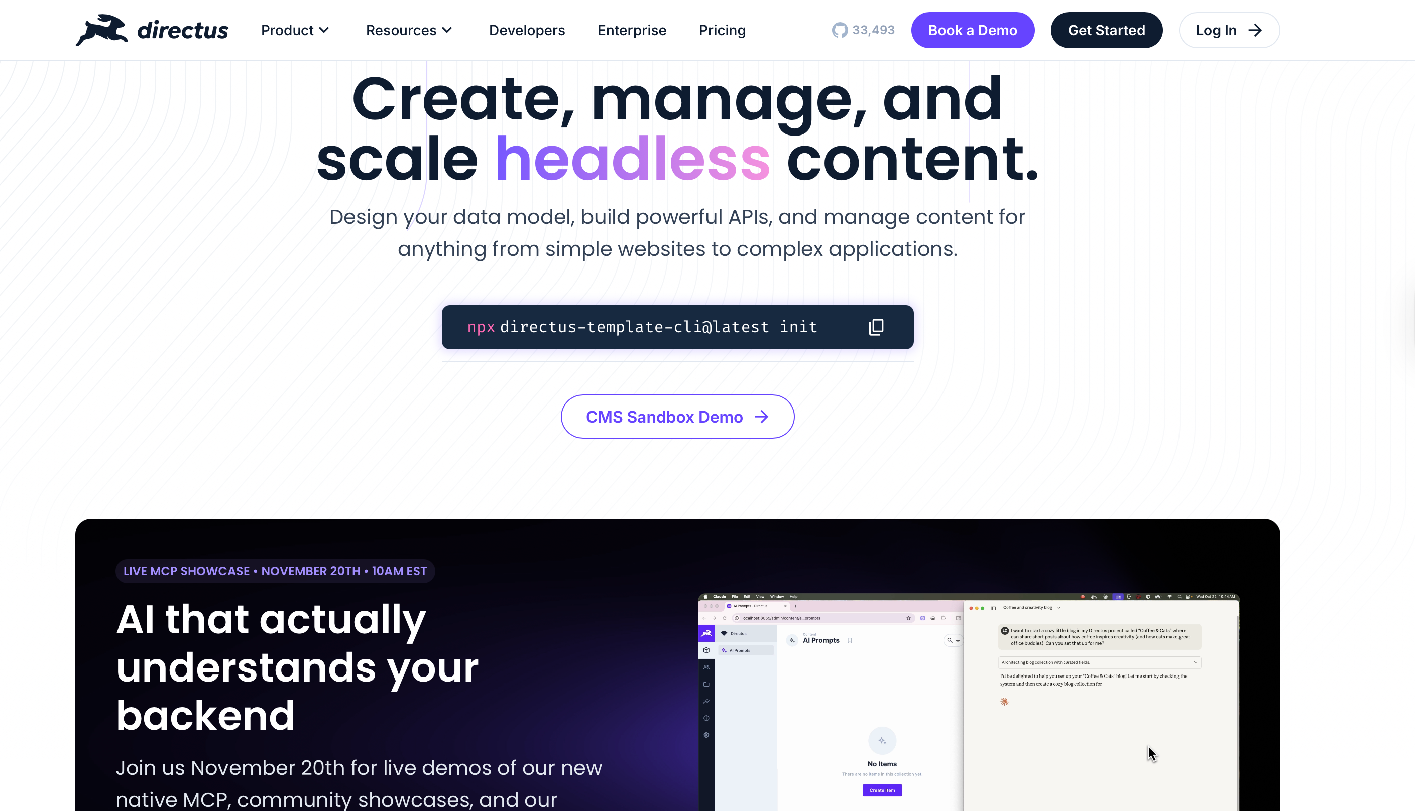 Headless CMS: Directus