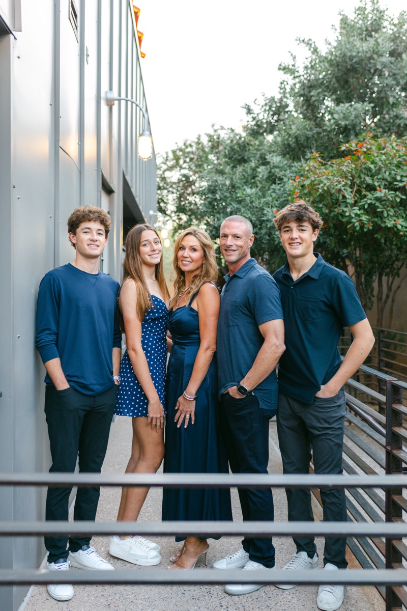 The Wolfe family - most recent family photo