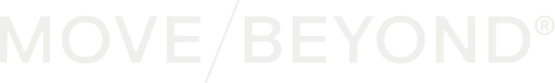 MOVE/BEYOND logo in uppercase letters with a slash between words and a registered trademark symbol.