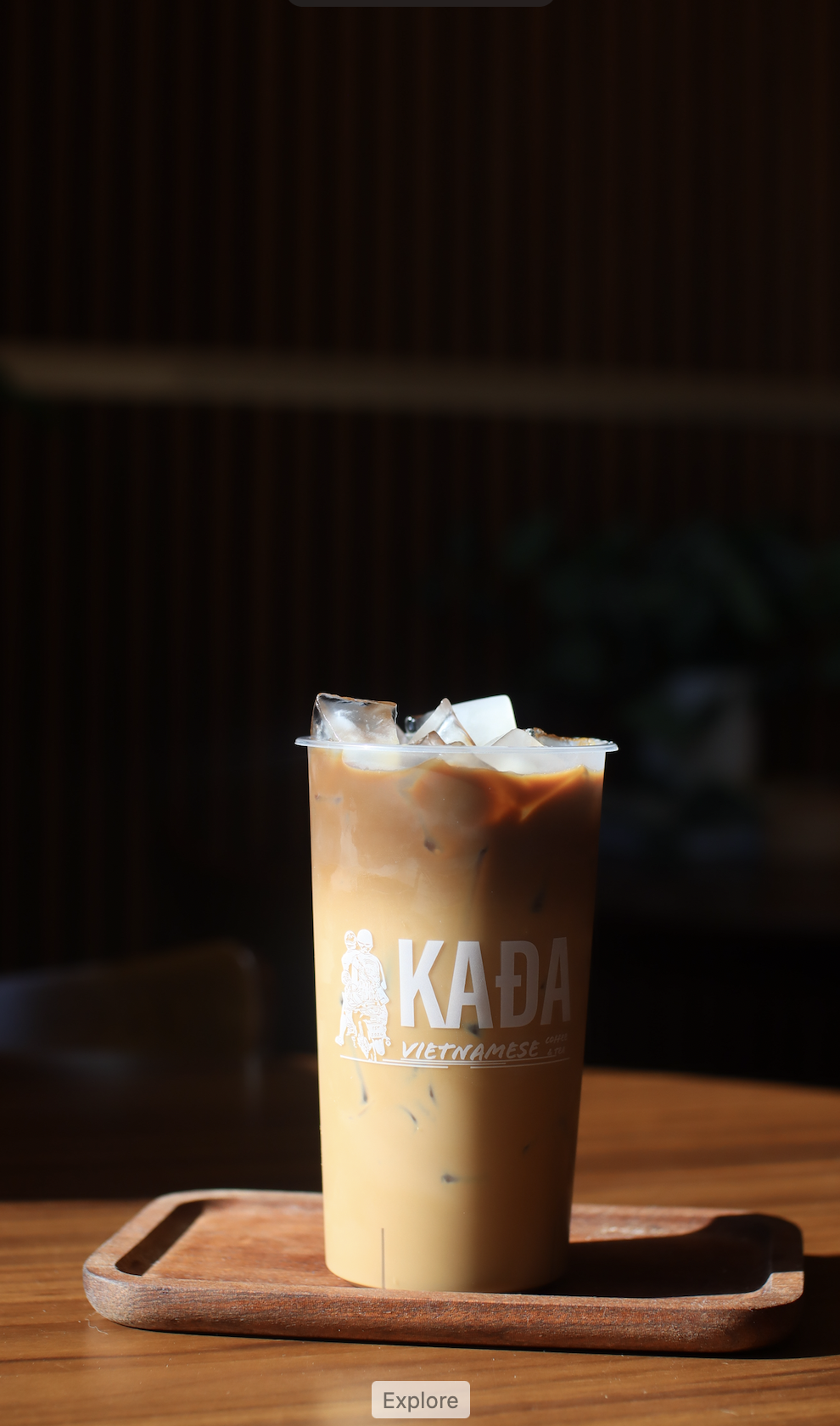 Bạc Xỉu marble latte with Vietnamese coffee and milk