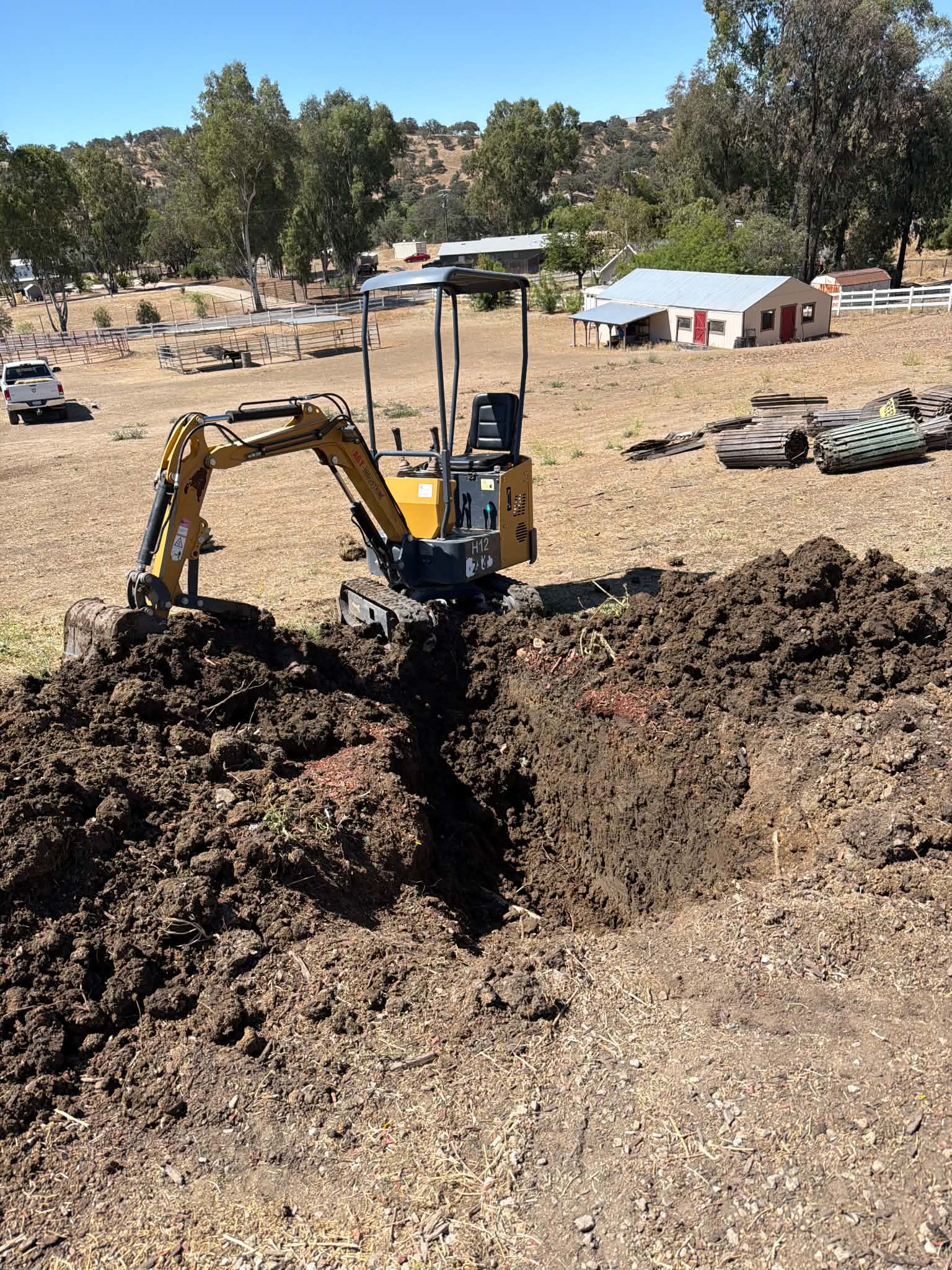 Stump removal and site cleanup in Atascadero