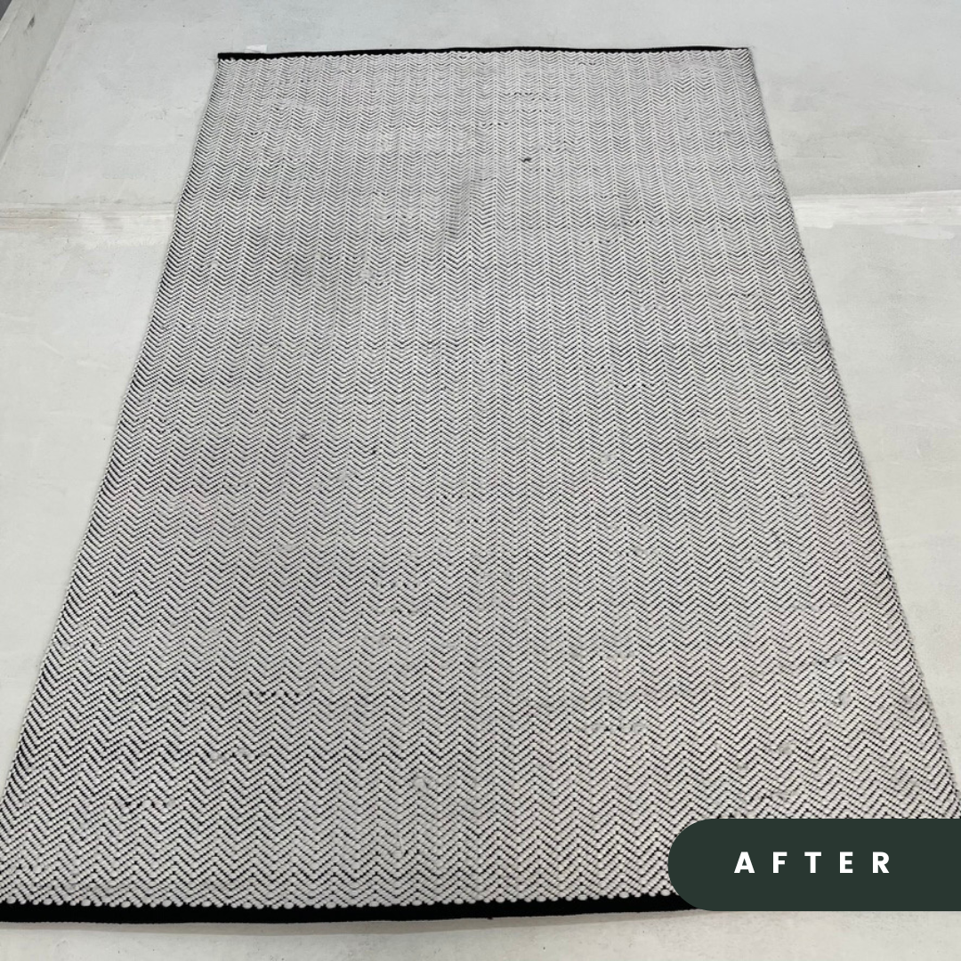 Rug stain removed