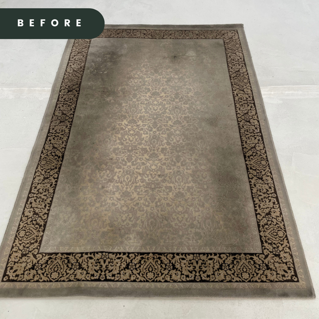 Rug before cleaning