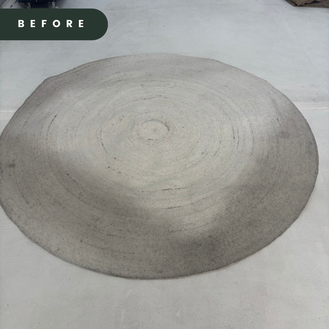 Rug before cleaning