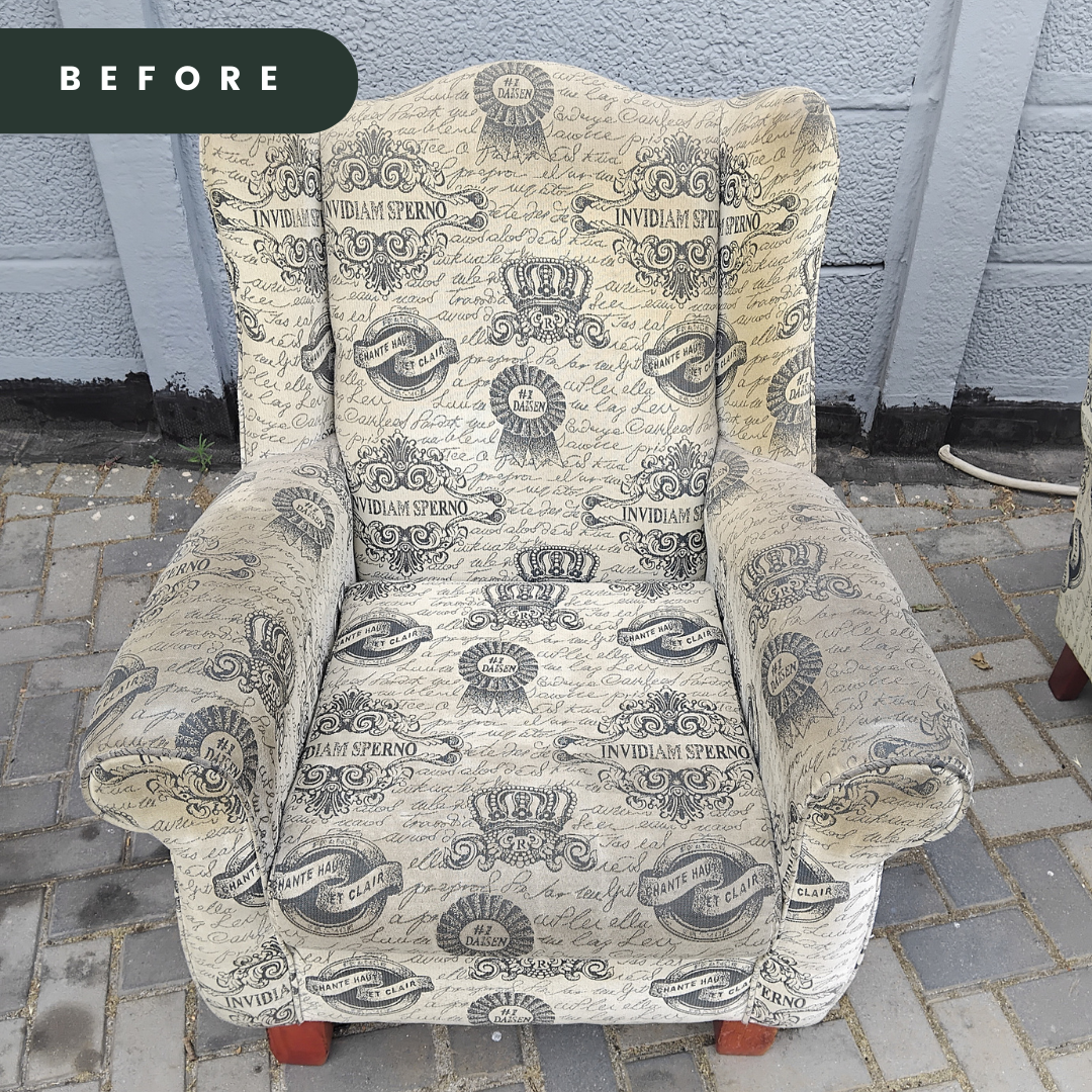 Couch stain before