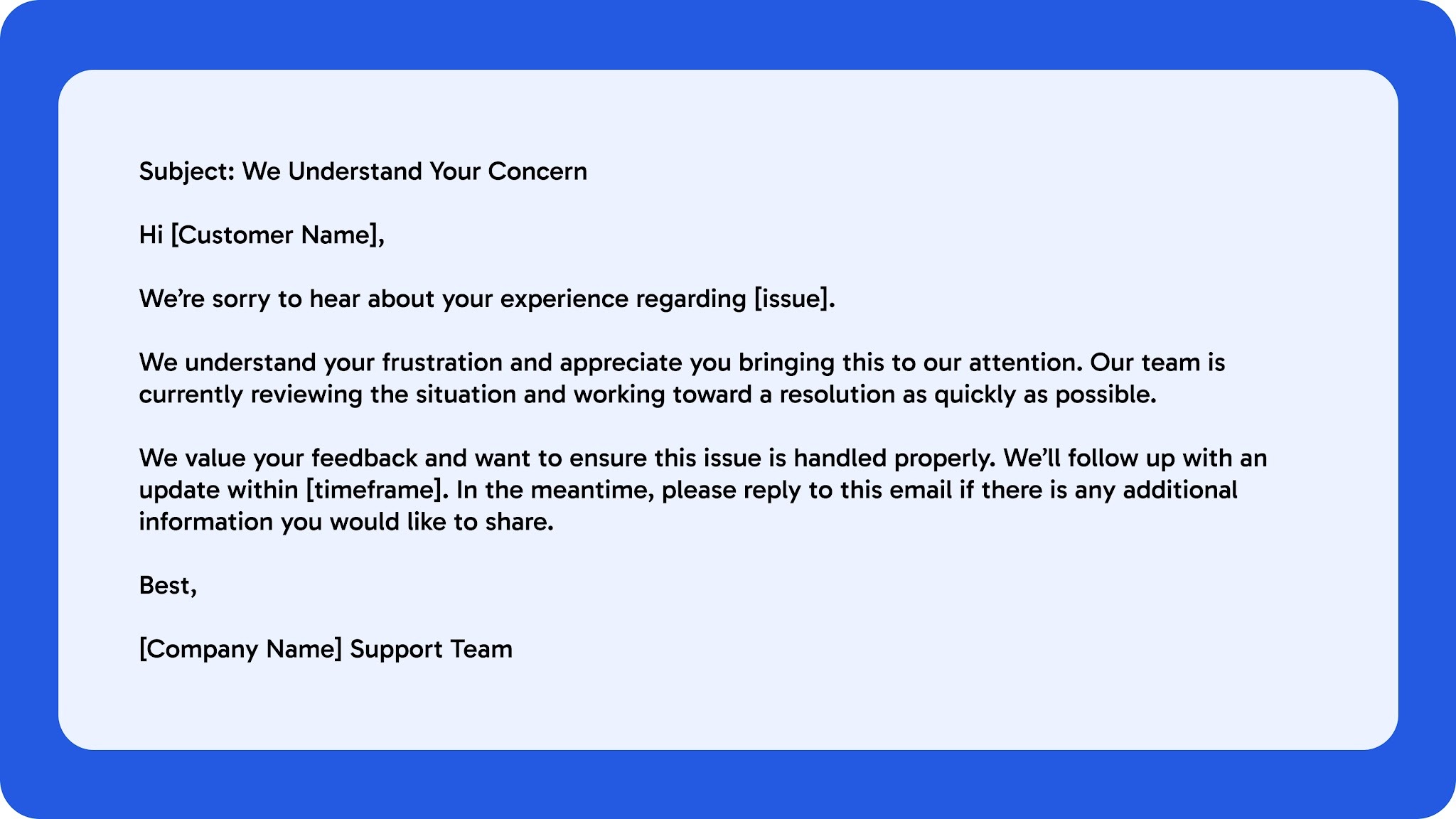 Angry Customer De-Escalation Template