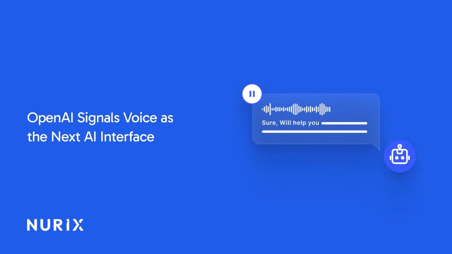 OpenAI Signals Voice as the Next AI Interface