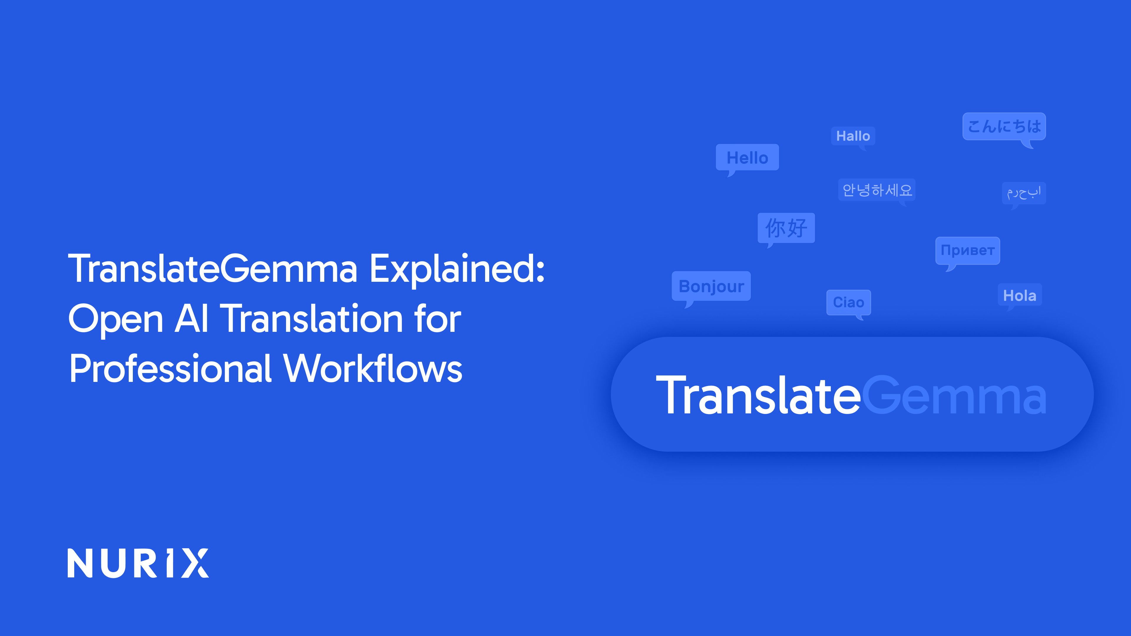 TranslateGemma Explained: Open AI Translation for Professional Workflows