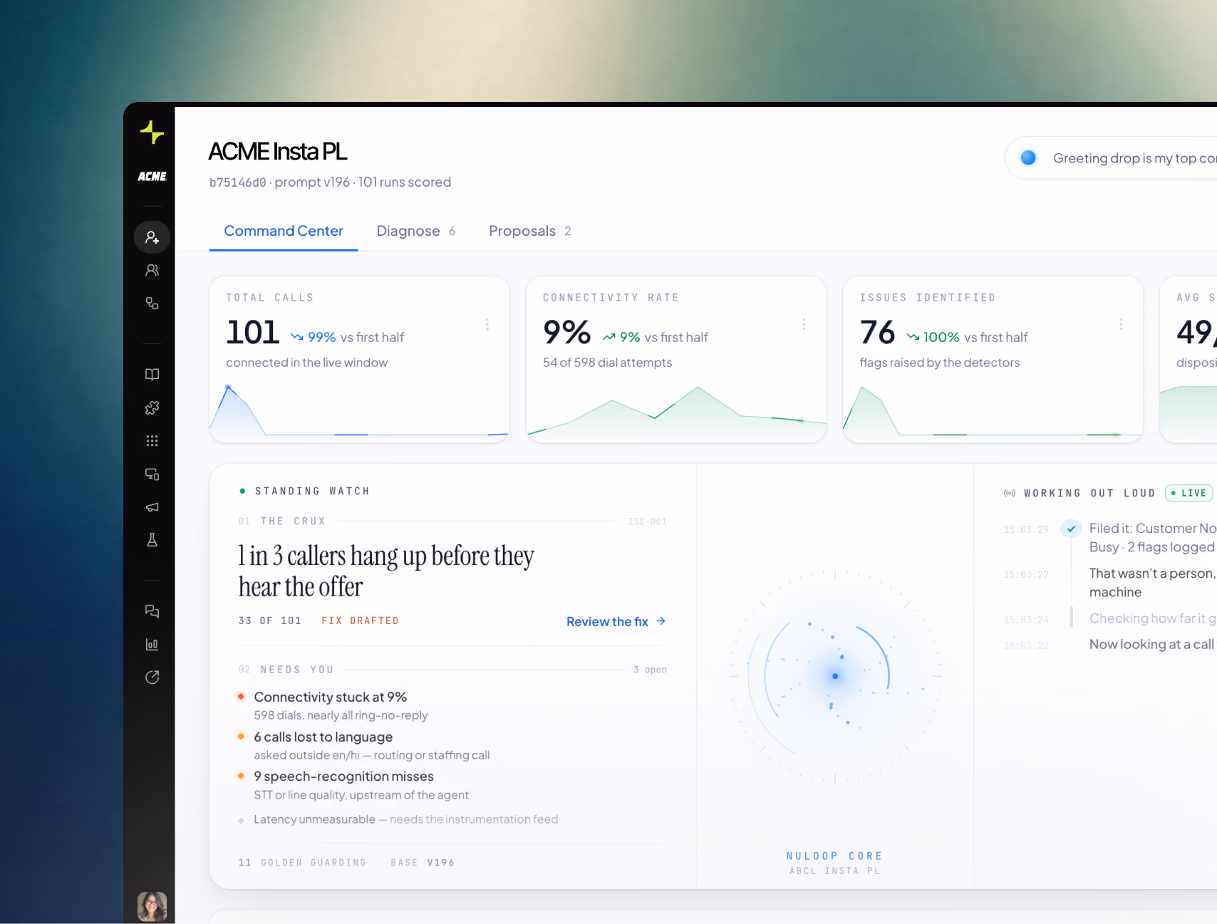 NuLoop Platform Dashboard Image