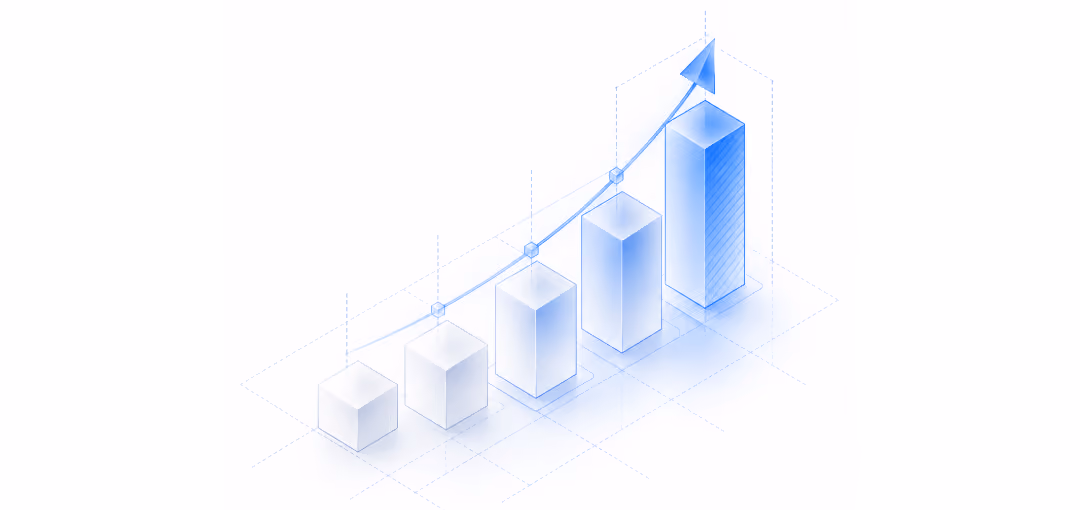 Upward trend image