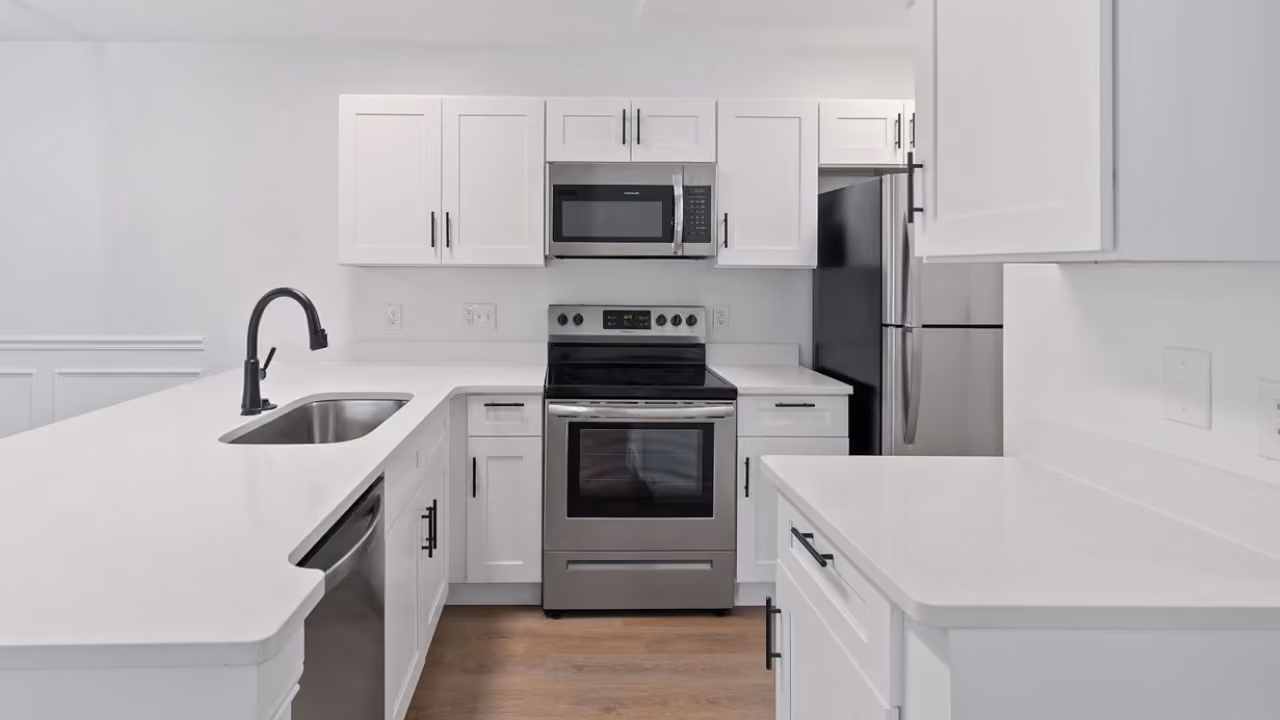 Before and after photo of Prestige Properties project 