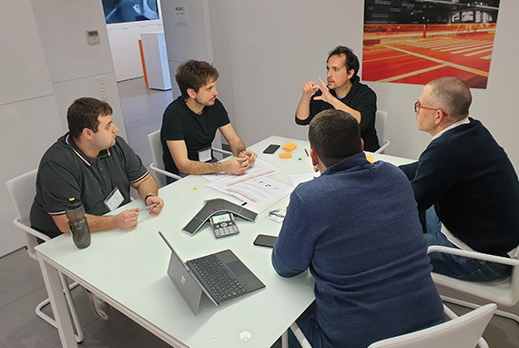 Quercus team working session at the Reus headquarters