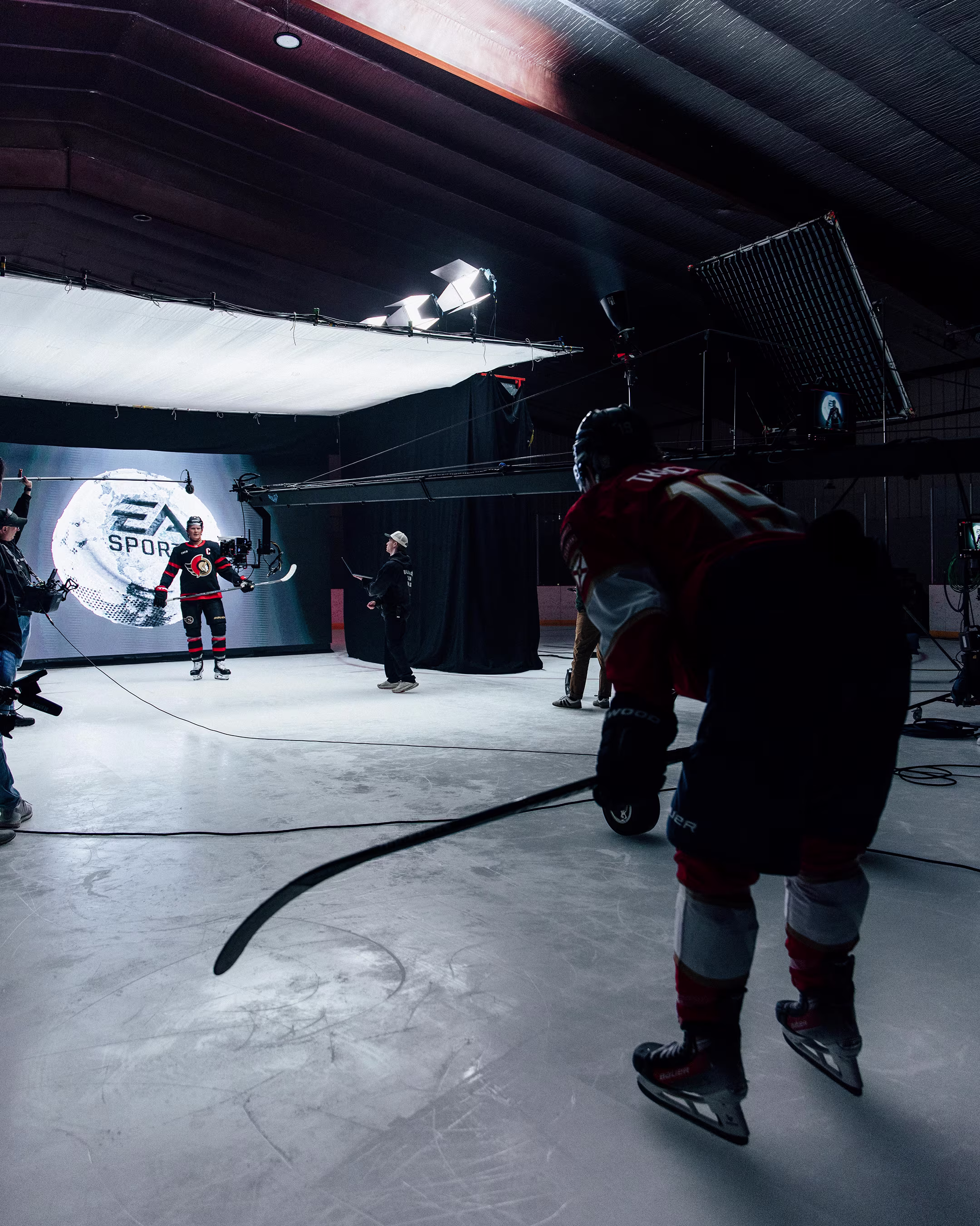 EA Sports NHL 26 campaign — production still