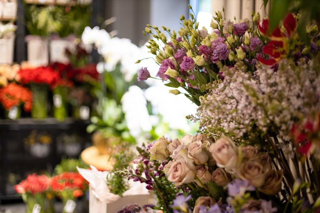 Fleuriste — bouquet offert