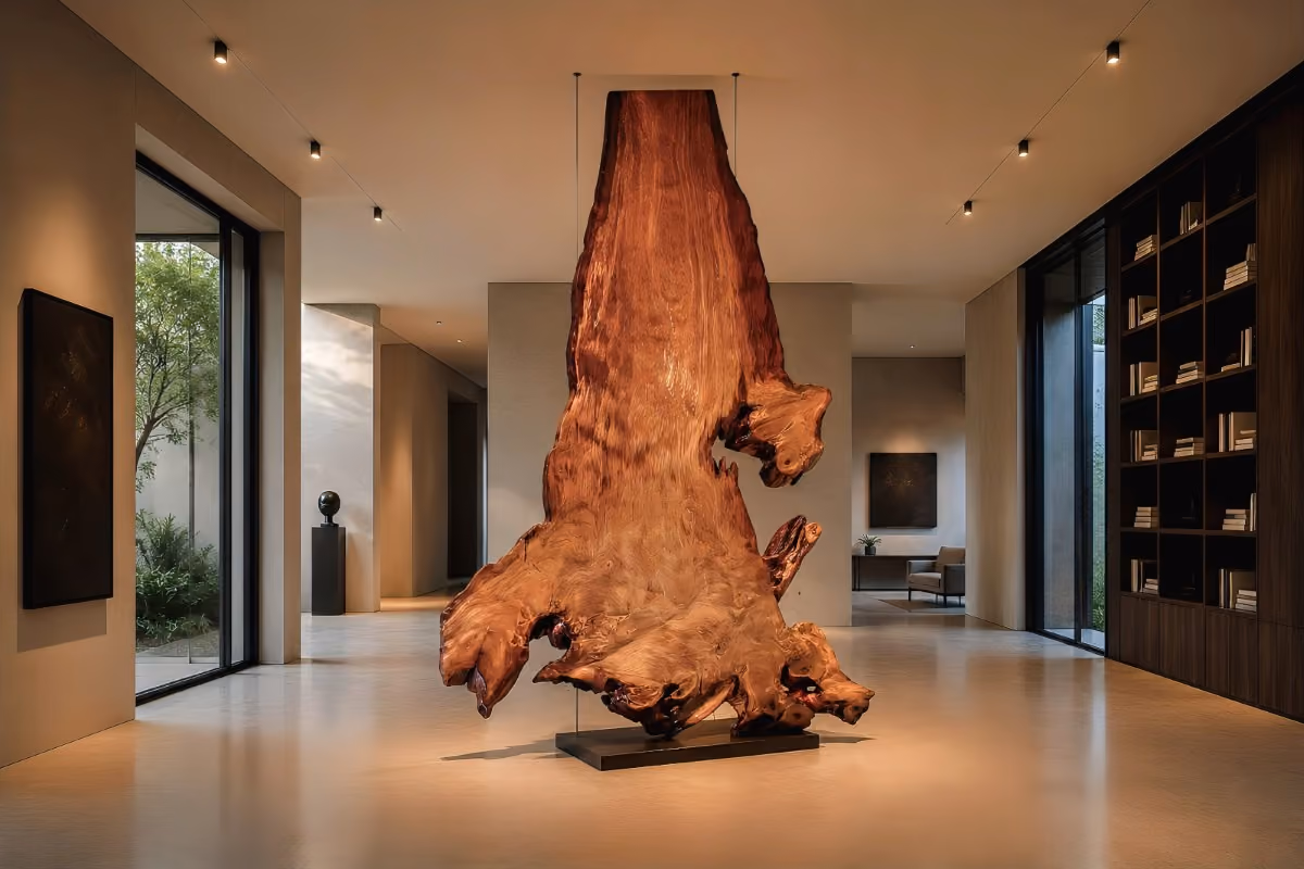 Skulpturales Sammlerstück als einzigartige Wand- und Raumskulptur, exklusives Designobjekt, funktionales Werk und Collectible Design Möbel