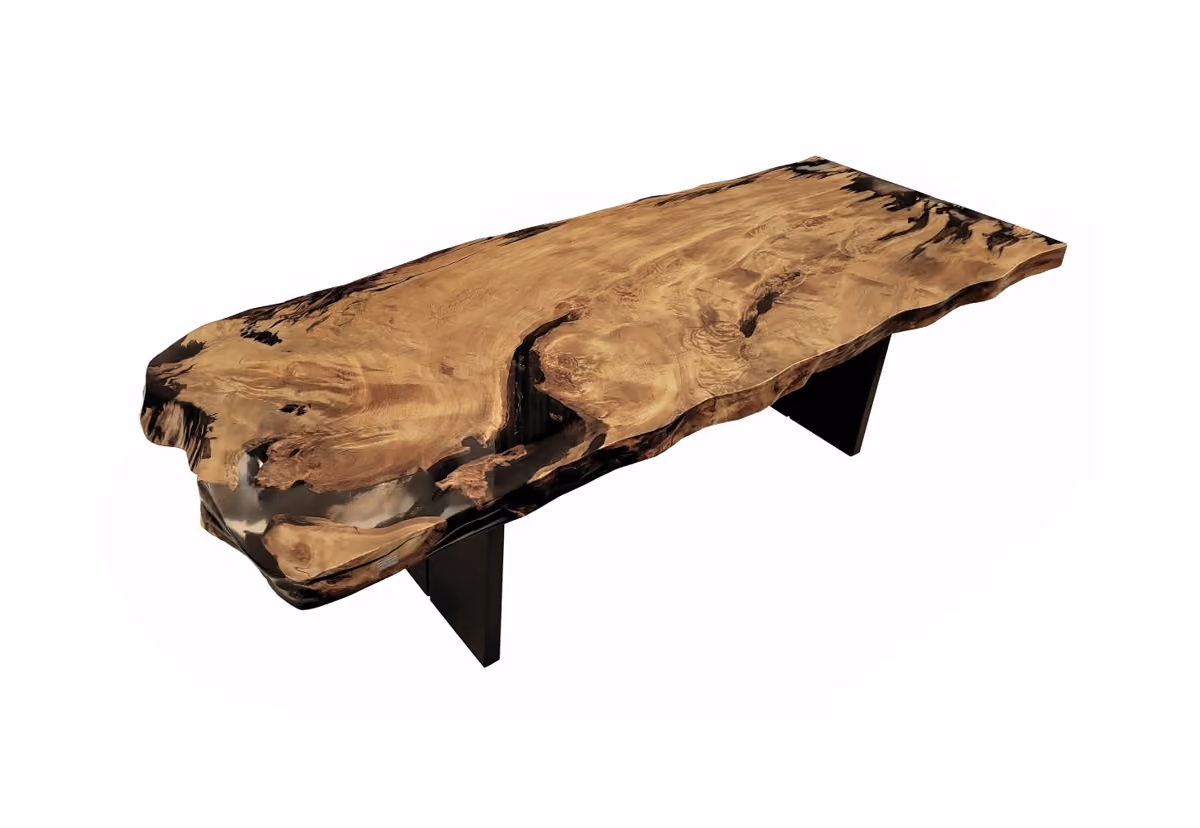 Exklusiver Collectible Design Esstisch und funktionale Kunst aus Ancient Kauri für architectural interiors, Gallery Interiors und privaten Kunstsammlungen