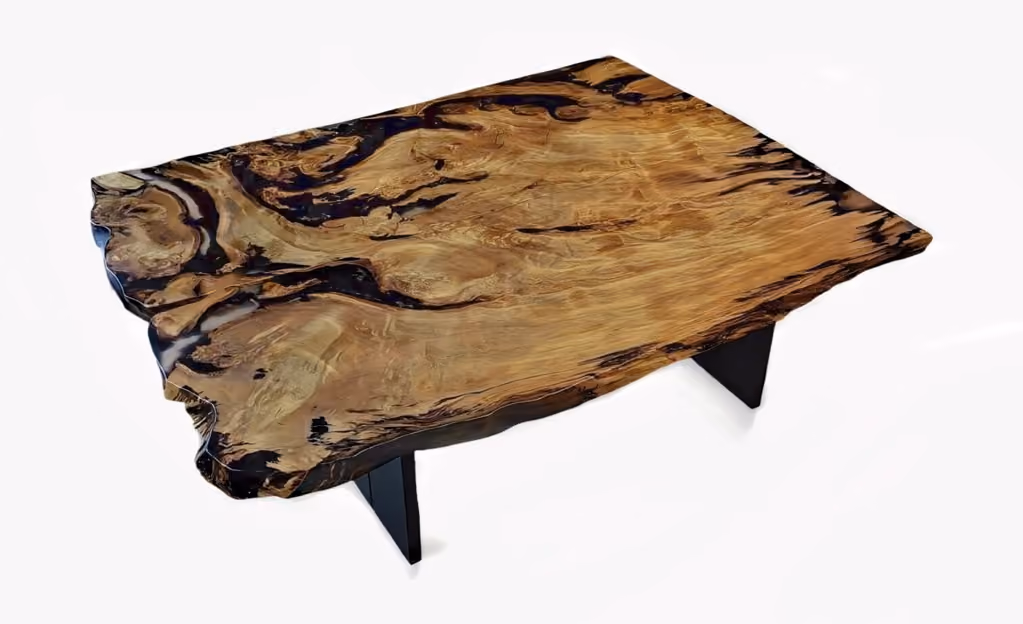 Exklusive Esstische oder Konferenztisch aus Wurzelholz als funktionale Kunst und einzigartiges Collectible Design Möbel Sammlerobjekt