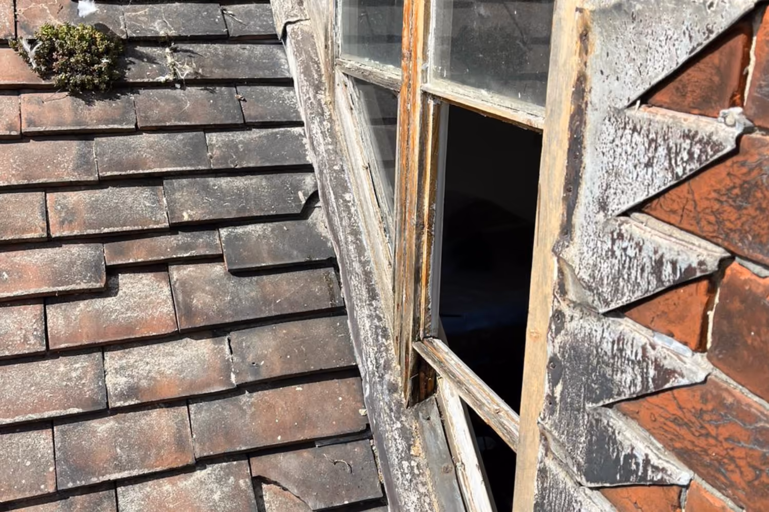 A finished repair job