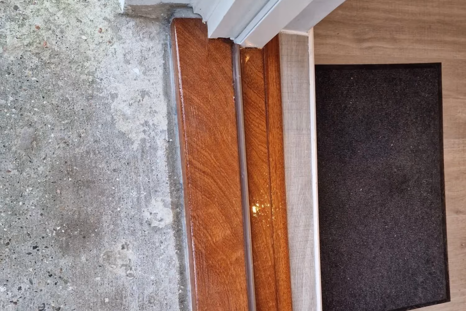 A finished repair job