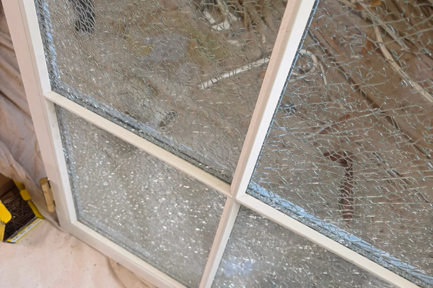A finished repair job