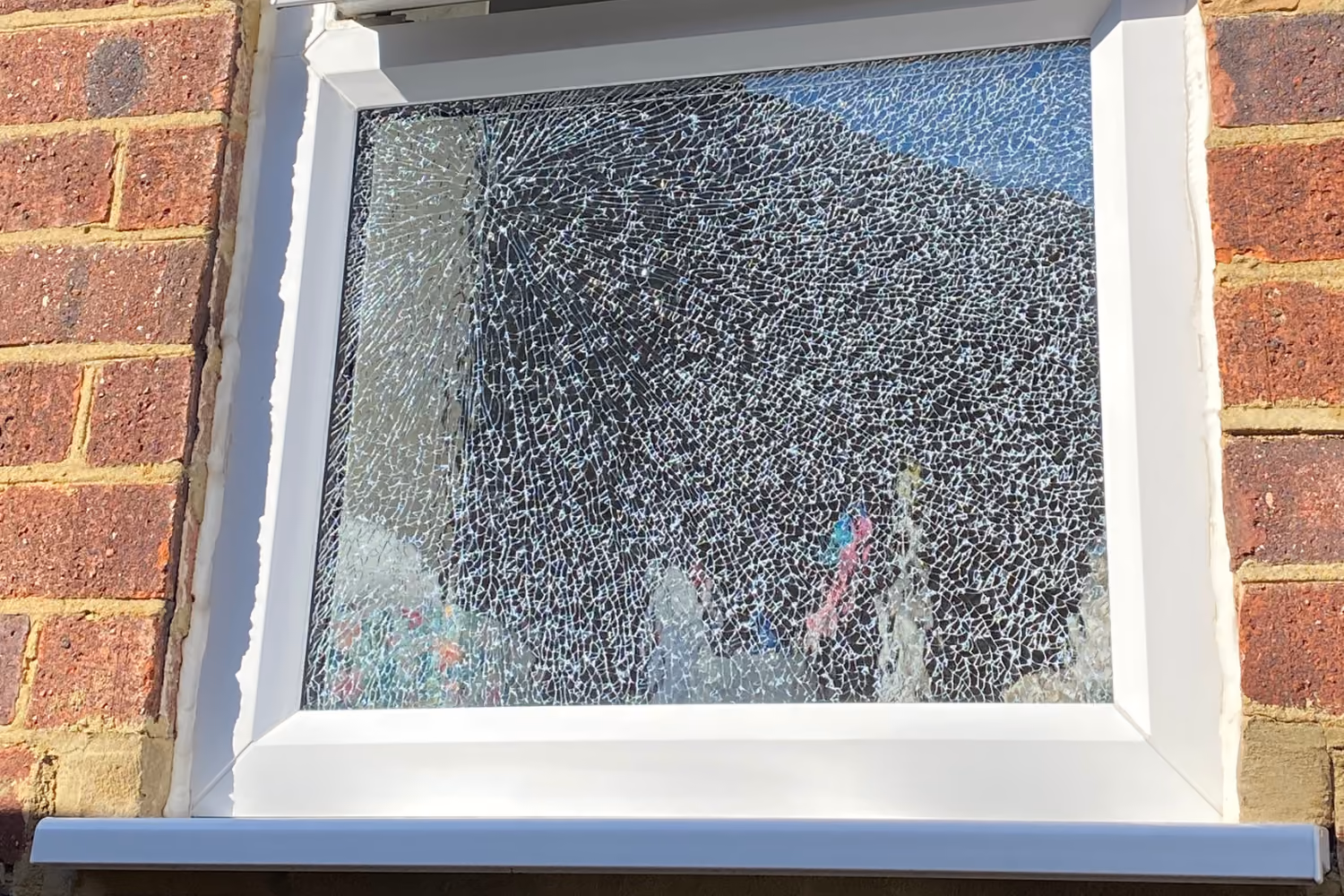 A finished repair job