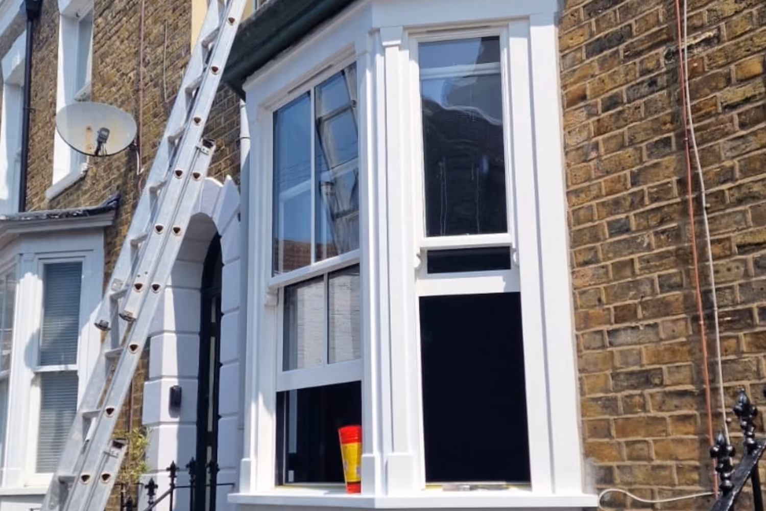 A finished repair job