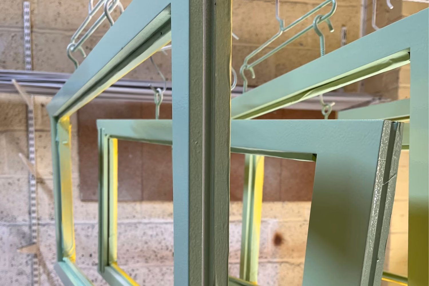 A finished repair job