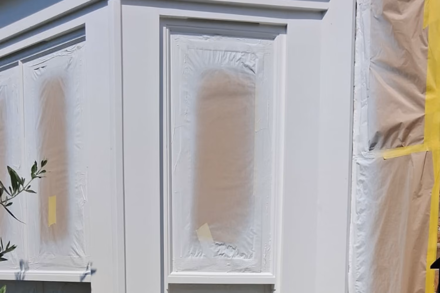 A finished repair job