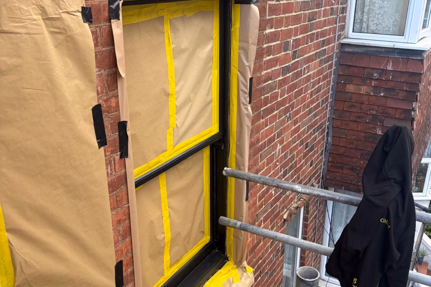 A finished repair job