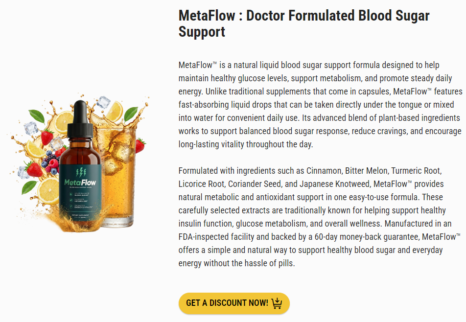 MetaFlow Blood Sugar Support 