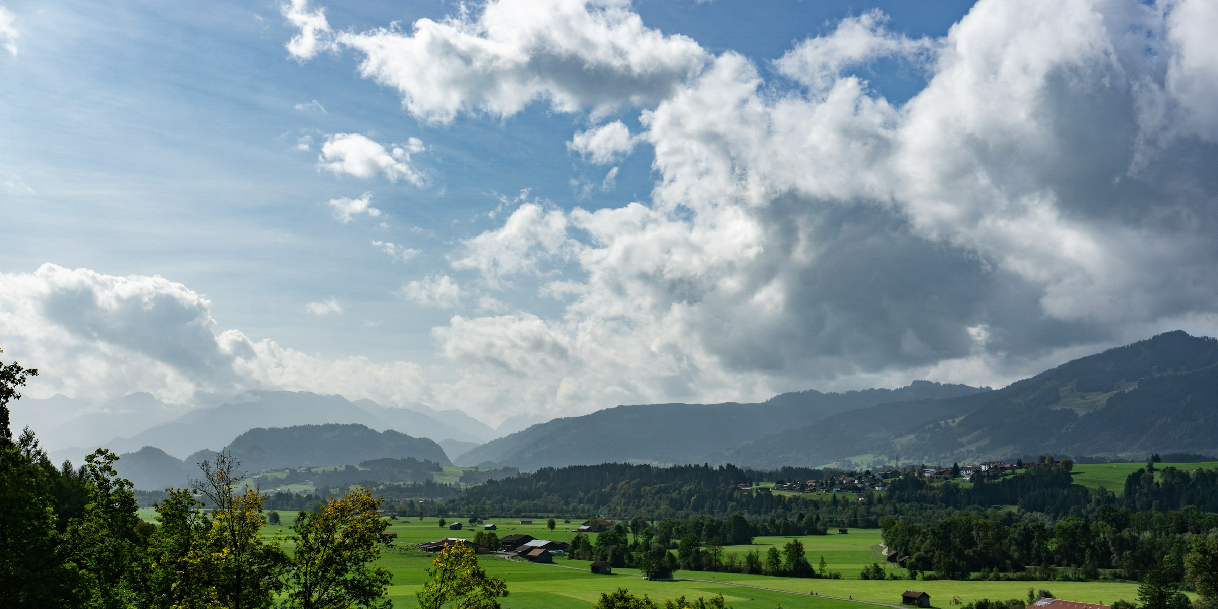 Blick ins Illertal bei Sonthofen im Allgäu (Foto: Michael Kroul / Unsplash)