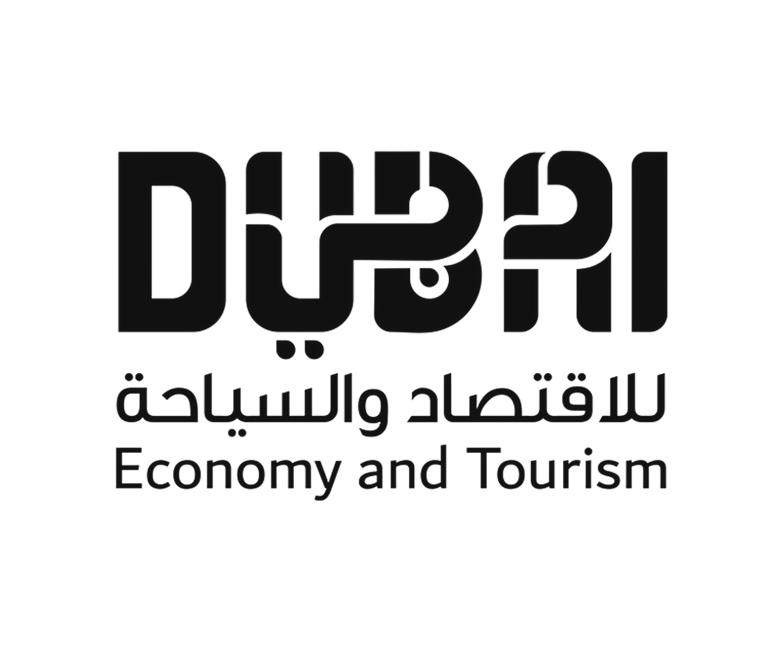 Dubai Tourism logo.