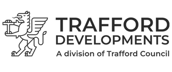 Trafford Developments logo.