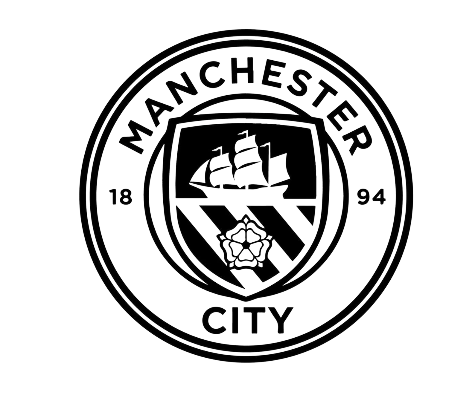 Manchester City logo.